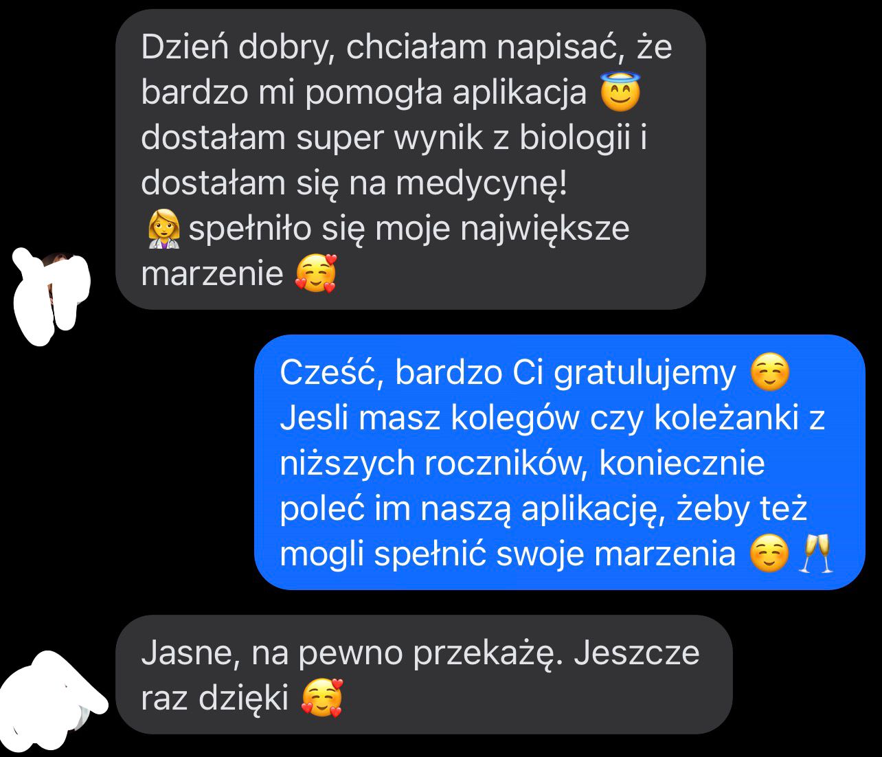 Uczennica: super wynik z biologii, dostała się na medycynę